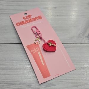 Lip Charms Studio Artifact Lip Charm Keychain Accessory - Leather Heart